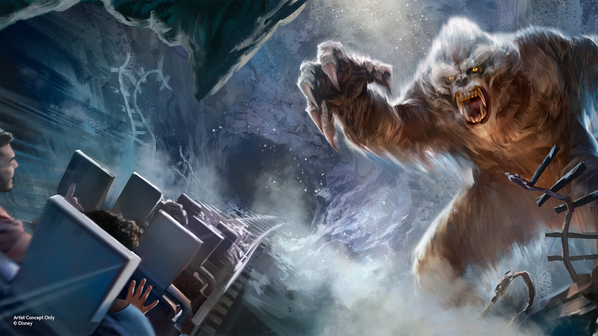 O Yeti de Expedition Everest voltará a ganhar vida no Disney’s Animal Kingdom. Divulgação: Disney.