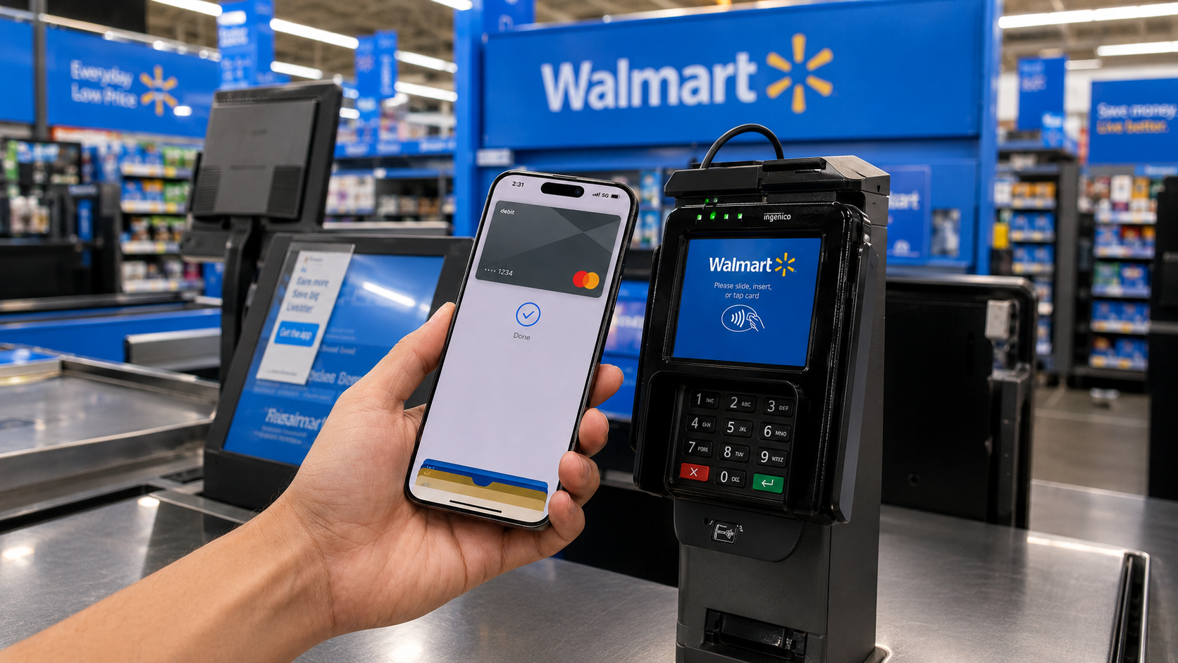 Walmart começa a aceitar pagamento por aproximação nos Estados Unidos