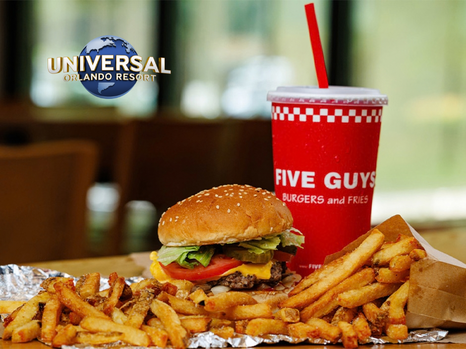 Five Guys inaugura no Universal CityWalk como a 2.000ª unidade da rede