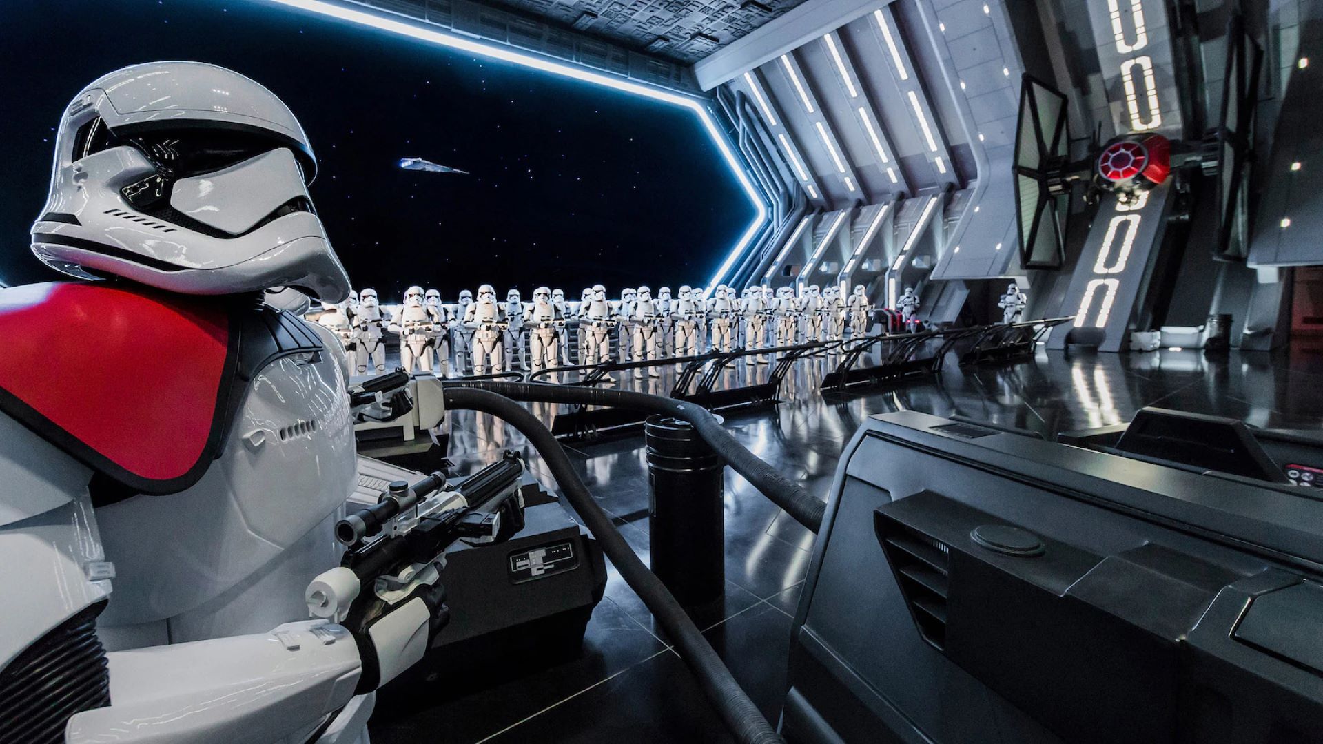 Pré show de Star Wars: Rise of the Resistance no Disney’s Hollywood Studios.